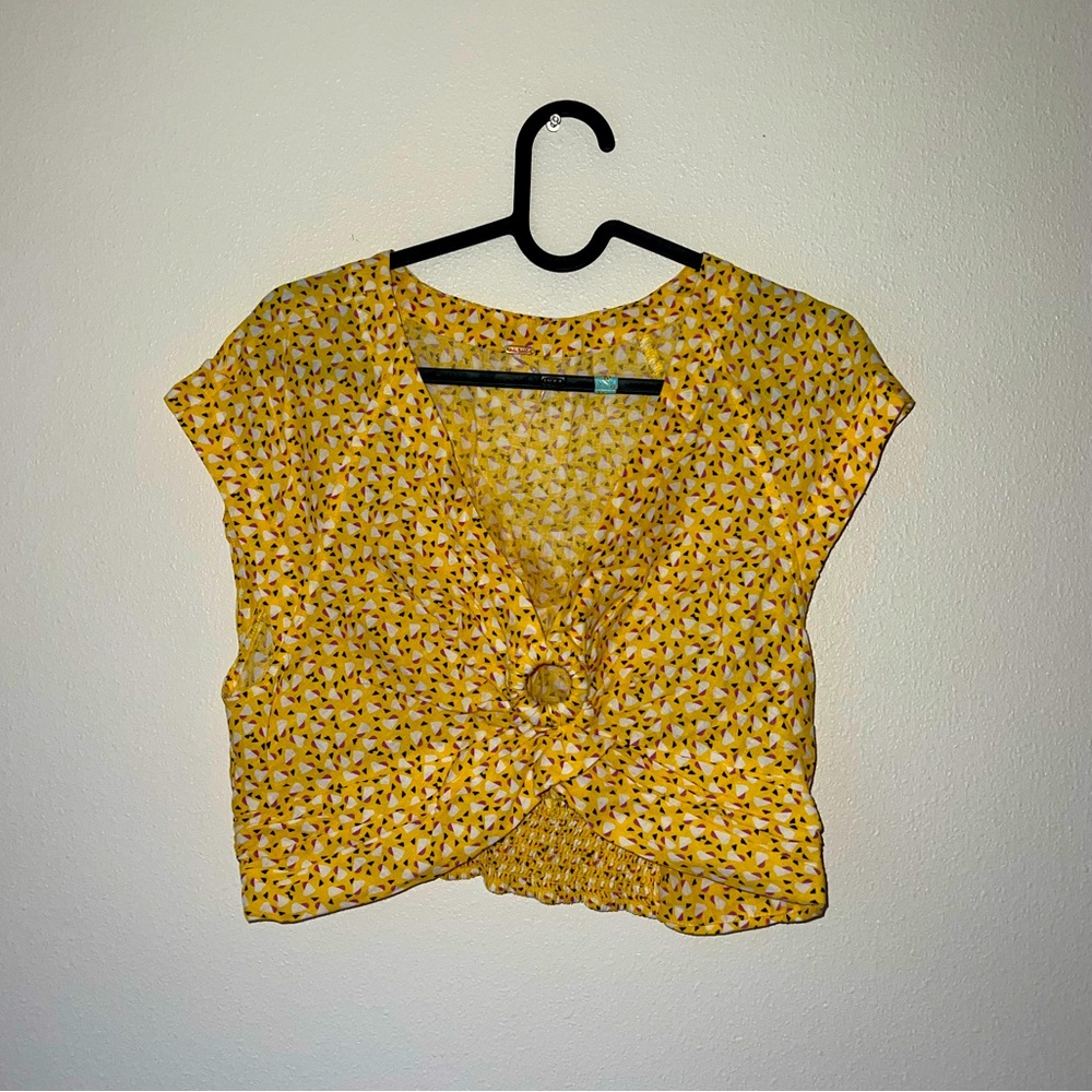 Yellow Free People Women’s Crop Top